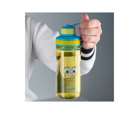 Поильник-непроливайка Kite Sponge Bob, 500 мл, жовта (SB25-397), изображение 6 Поильник-непроливайка Kite Sponge Bob, 500 мл, жовта (SB25-397), изображение 6