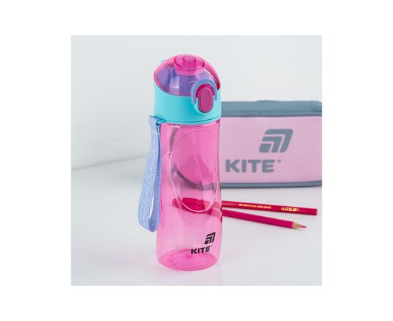 Поильник-непроливайка Kite 530 мл, рожева (K25-400-1), изображение 3 Поильник-непроливайка Kite 530 мл, рожева (K25-400-1), изображение 3