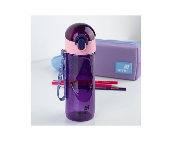 Поильник-непроливайка Kite 530 мл, фіолетова (K25-400-4), изображение 3 Поильник-непроливайка Kite 530 мл, фіолетова (K25-400-4), изображение 3