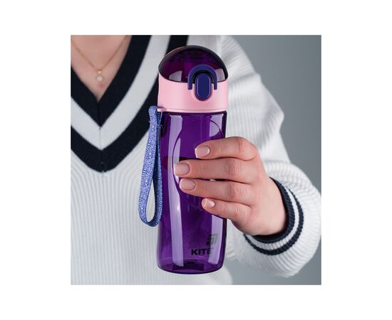 Поильник-непроливайка Kite 530 мл, фіолетова (K25-400-4), изображение 5 Поильник-непроливайка Kite 530 мл, фіолетова (K25-400-4), изображение 5