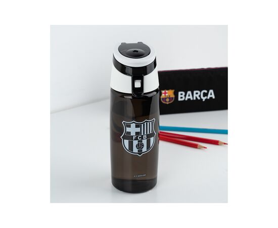 Поильник-непроливайка Kite FC Barcelona 550 мл, чорна (BC25-401), изображение 3 Поильник-непроливайка Kite FC Barcelona 550 мл, чорна (BC25-401), изображение 3