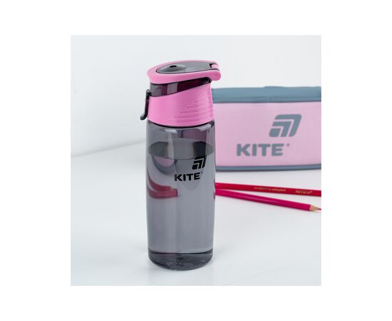 Поильник-непроливайка Kite 550 мл, сіра (K25-401-1), изображение 3 Поильник-непроливайка Kite 550 мл, сіра (K25-401-1), изображение 3