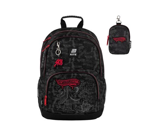Рюкзак шкільний Kite Education 585 Hot Wheels Skate (HW25-585M), зображення 3 Рюкзак шкільний Kite Education 585 Hot Wheels Skate (HW25-585M), зображення 3