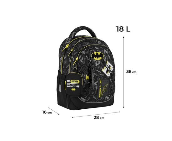 Рюкзак шкільний Kite Education 700 DC Batman (DC25-700M), зображення 2