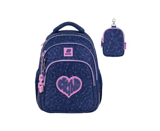 Рюкзак школьный Kite Education 763M Be Kind (K25-763M-4), изображение 3 Рюкзак школьный Kite Education 763M Be Kind (K25-763M-4), изображение 3