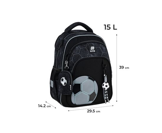 Рюкзак школьный Kite Education 763M Football (K25-763M-2), изображение 2 Рюкзак школьный Kite Education 763M Football (K25-763M-2), изображение 2