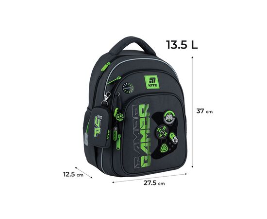 Рюкзак школьный Kite Education 763S Gamer (K25-763S-2), изображение 2 Рюкзак школьный Kite Education 763S Gamer (K25-763S-2), изображение 2