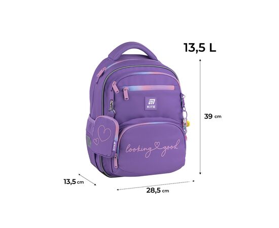 Рюкзак школьный Kite Education 773 Looking Good (K25-773M-2), изображение 2 Рюкзак школьный Kite Education 773 Looking Good (K25-773M-2), изображение 2