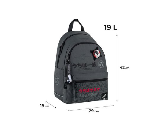 Рюкзак шкільний Kite Education teens 2575M Naruto Shippuden (NR25-2575M), зображення 2 Рюкзак шкільний Kite Education teens 2575M Naruto Shippuden (NR25-2575M), зображення 2