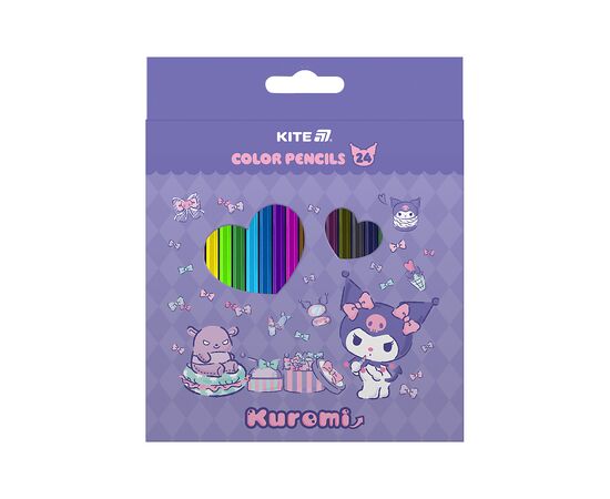 Карандаши цветные Kite Kuromi 24 кольори (HK25-055)