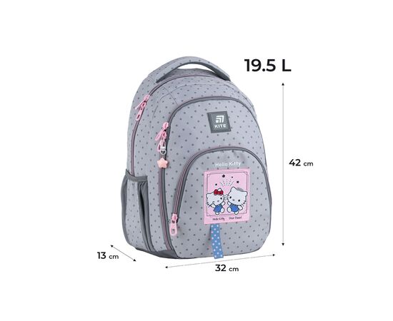 Рюкзак школьный Kite Education teens 905M Hello Kitty (HK25-905M), изображение 2 Рюкзак школьный Kite Education teens 905M Hello Kitty (HK25-905M), изображение 2