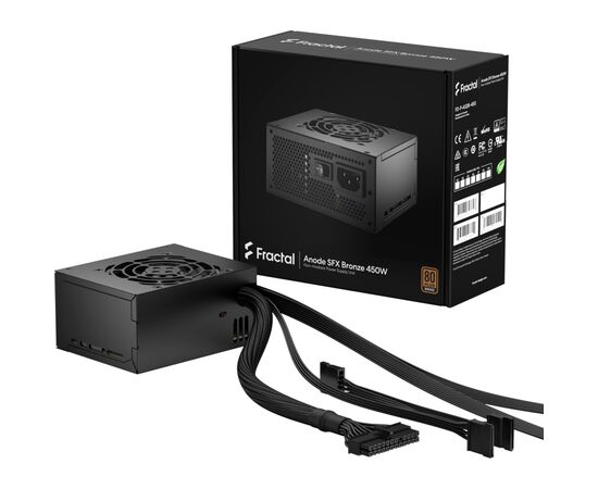 Блок питания Fractal Design 450W Anode SFX Bronze (FD-P-AS2B-450-EU), изображение 10 Блок питания Fractal Design 450W Anode SFX Bronze (FD-P-AS2B-450-EU), изображение 10