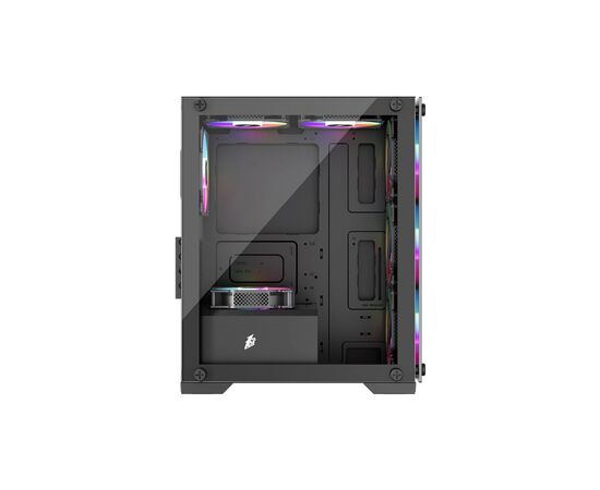 Корпус 1stPlayer X2-M-BK-4F1, изображение 3 Корпус 1stPlayer X2-M-BK-4F1, изображение 3