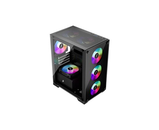 Корпус 1stPlayer X2-M-BK-4F1, изображение 5 Корпус 1stPlayer X2-M-BK-4F1, изображение 5
