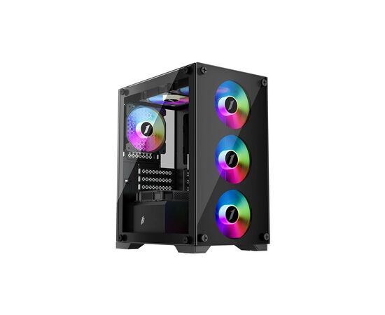 Корпус 1stPlayer X2-M-BK-4F1