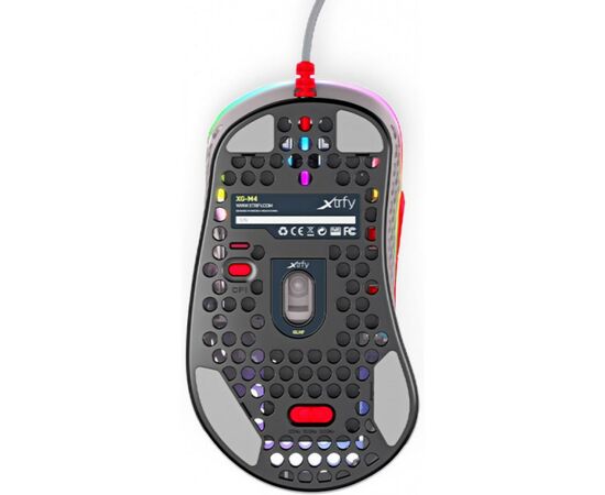 Мышка Xtrfy M4 RGB Retro Grey (XG-M4-RGB-RETRO), изображение 7 Мышка Xtrfy M4 RGB Retro Grey (XG-M4-RGB-RETRO), изображение 7