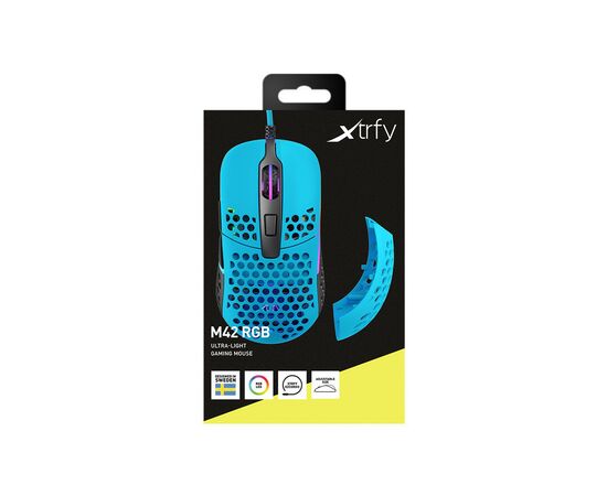 Мишка Xtrfy M42 RGB Miami Blue (XG-M42-RGB-BLUE), зображення 10 Мишка Xtrfy M42 RGB Miami Blue (XG-M42-RGB-BLUE), зображення 10