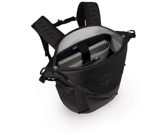 Рюкзак туристический Osprey Transporter Zinch raven black - O/S - чорний (009.3924), изображение 4 Рюкзак туристический Osprey Transporter Zinch raven black - O/S - чорний (009.3924), изображение 4
