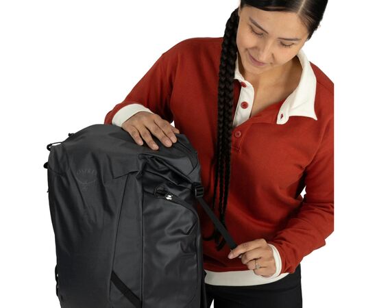 Рюкзак туристический Osprey Transporter Zinch raven black - O/S - чорний (009.3924), изображение 7 Рюкзак туристический Osprey Transporter Zinch raven black - O/S - чорний (009.3924), изображение 7