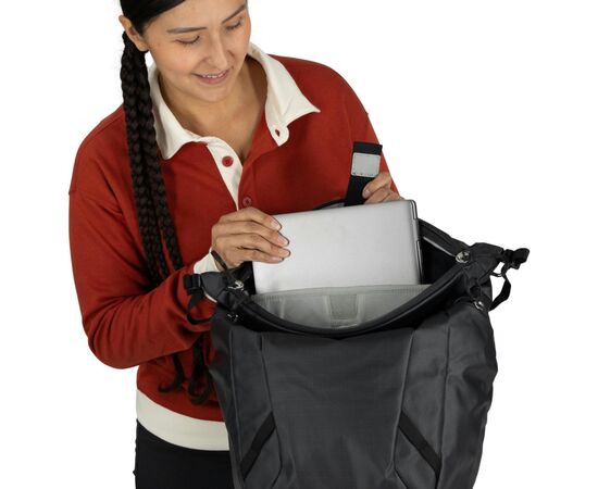 Рюкзак туристический Osprey Transporter Zinch raven black - O/S - чорний (009.3924), изображение 9 Рюкзак туристический Osprey Transporter Zinch raven black - O/S - чорний (009.3924), изображение 9