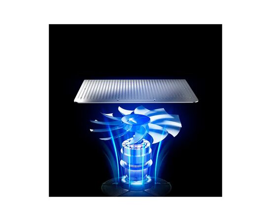 Подставка для ноутбука IceCoorel 10-15.6", 1*180mm 580 RPM, 2*USB, 350x225x26mm, Silver (A18), изображение 9 Подставка для ноутбука IceCoorel 10-15.6", 1*180mm 580 RPM, 2*USB, 350x225x26mm, Silver (A18), изображение 9