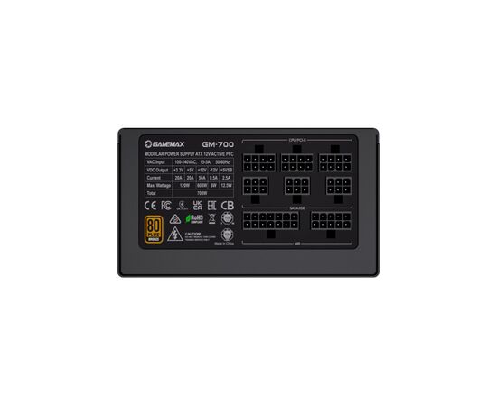 Блок питания Gamemax 700W (GM-700 Modular), изображение 6 Блок питания Gamemax 700W (GM-700 Modular), изображение 6
