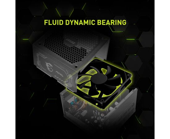 Блок питания MSI 1000W (MAG A1000GL PCIE5), изображение 10 Блок питания MSI 1000W (MAG A1000GL PCIE5), изображение 10