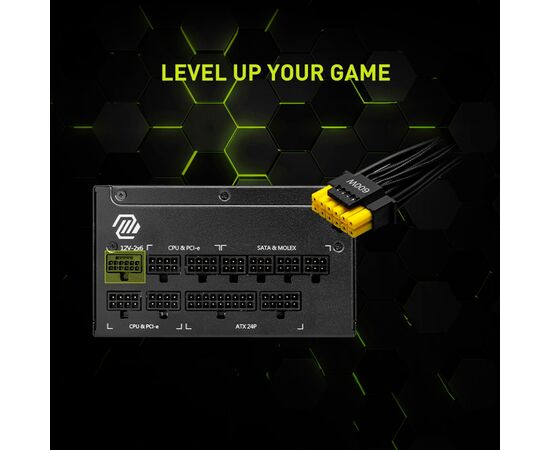 Блок питания MSI 1000W (MAG A1000GL PCIE5), изображение 11 Блок питания MSI 1000W (MAG A1000GL PCIE5), изображение 11