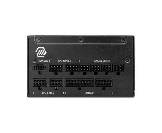 Блок питания MSI 1000W (MAG A1000GL PCIE5), изображение 4 Блок питания MSI 1000W (MAG A1000GL PCIE5), изображение 4