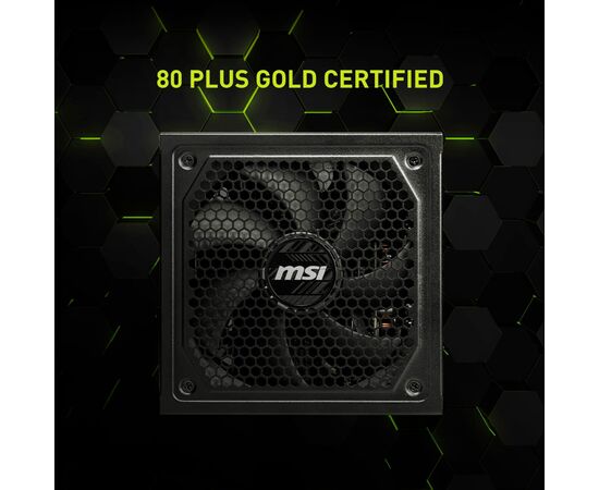 Блок питания MSI 1000W (MAG A1000GL PCIE5), изображение 6 Блок питания MSI 1000W (MAG A1000GL PCIE5), изображение 6