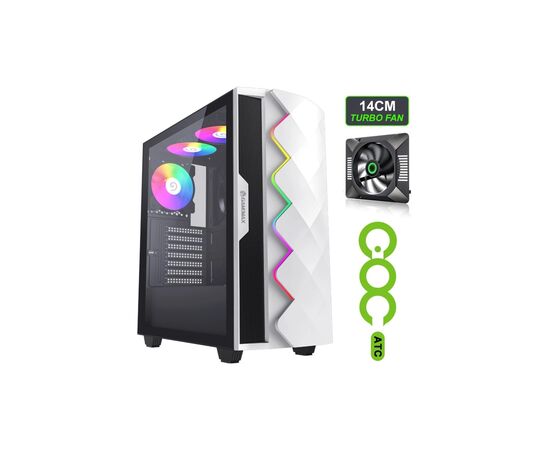 Корпус Gamemax White Diamond CP, изображение 2 Корпус Gamemax White Diamond CP, изображение 2