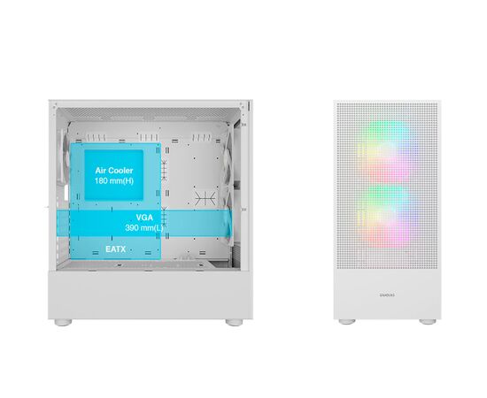 Корпус Gamdias TALOS M3 MESH WH (4711514500905), изображение 11 Корпус Gamdias TALOS M3 MESH WH (4711514500905), изображение 11