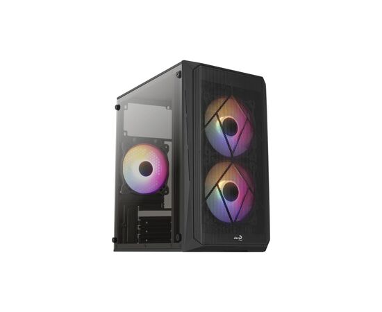 Корпус AeroCool CS-107-A-BK-v2 Black 600W (ACCX-PC14002.11)