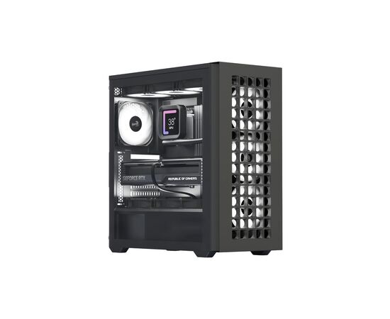 Корпус AeroCool D502A-G-BK-v1 Black (ACCM-DS02043.11)