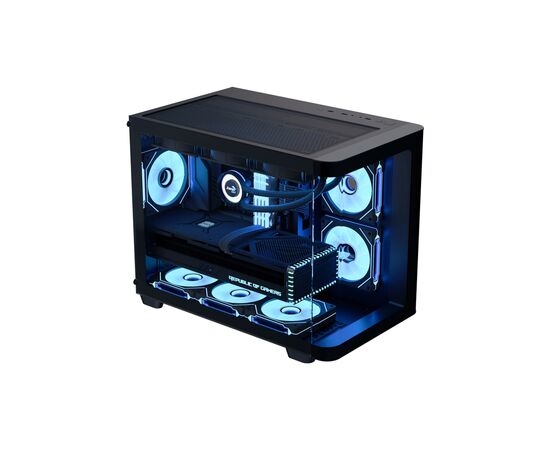 Корпус AeroCool P300C-G-BK-v1 Black (ACCS-PN02033.11), изображение 2 Корпус AeroCool P300C-G-BK-v1 Black (ACCS-PN02033.11), изображение 2