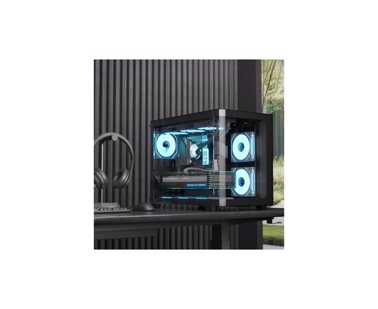 Корпус AeroCool P300C-G-BK-v1 Black (ACCS-PN02033.11), изображение 6 Корпус AeroCool P300C-G-BK-v1 Black (ACCS-PN02033.11), изображение 6