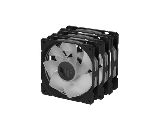 Кулер до корпусу ASUS TUF Gaming TR120 ARGB Reverse Triple Pack Black (90DA00D0-B09020), зображення 6