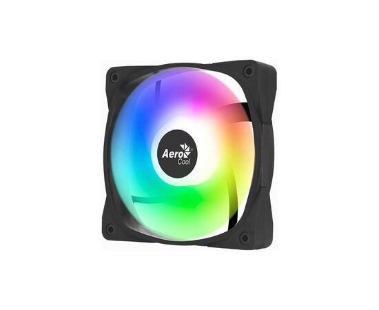 Кулер для корпуса AeroCool Frame X 12 PWM ARGB Black (ACF3-FM11217.11), изображение 2 Кулер для корпуса AeroCool Frame X 12 PWM ARGB Black (ACF3-FM11217.11), изображение 2