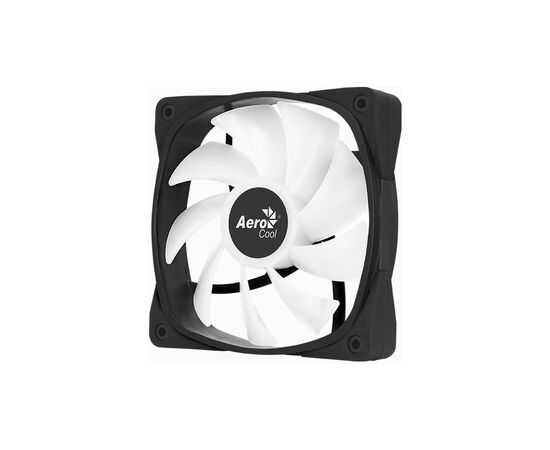 Кулер для корпуса AeroCool Frame X 12 PWM ARGB Black (ACF3-FM11217.11), изображение 4 Кулер для корпуса AeroCool Frame X 12 PWM ARGB Black (ACF3-FM11217.11), изображение 4