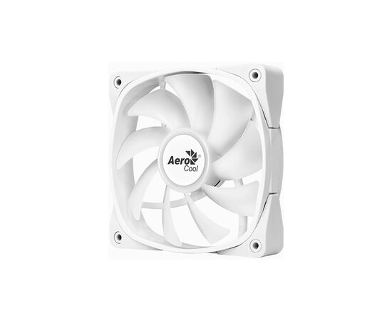 Кулер для корпуса AeroCool Frame X 12 PWM ARGB White (ACF3-FM11217.21), изображение 4 Кулер для корпуса AeroCool Frame X 12 PWM ARGB White (ACF3-FM11217.21), изображение 4