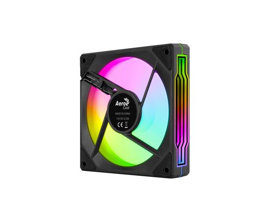 Кулер для корпуса AeroCool Phantom M-3 Reverse 12 PWM ARGB Black (ACF3-MR11227.11), изображение 3 Кулер для корпуса AeroCool Phantom M-3 Reverse 12 PWM ARGB Black (ACF3-MR11227.11), изображение 3