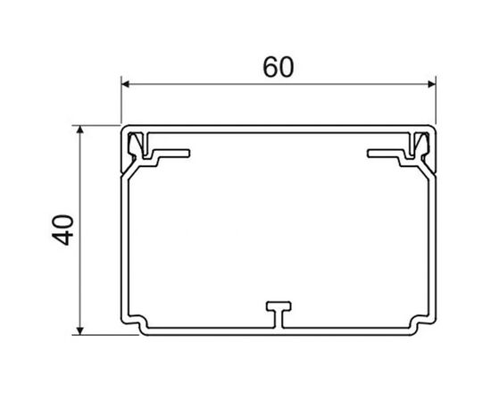 Короб Kopos 60х40mm LH (60х40 LH), зображення 2 Короб Kopos 60х40mm LH (60х40 LH), зображення 2