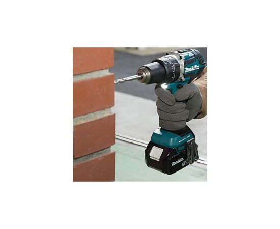 Шуруповерт Makita дрель-шуруповерт с ударом LXT, 18В, 3Аг х 2шт, DC18RC, кейс, (DHP484RFE), изображение 2 Шуруповерт Makita дрель-шуруповерт с ударом LXT, 18В, 3Аг х 2шт, DC18RC, кейс, (DHP484RFE), изображение 2