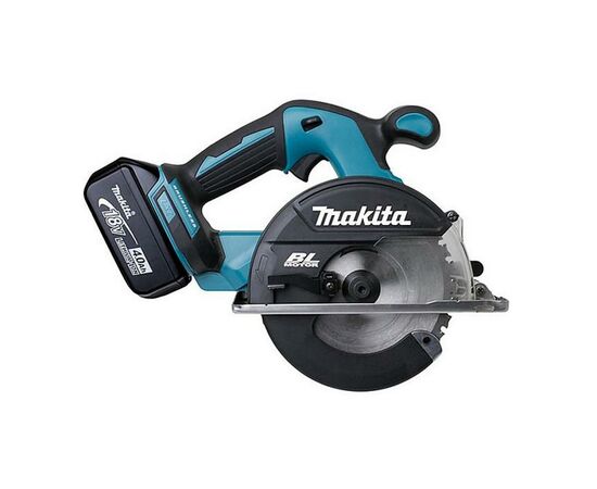 Дисковая пила Makita по металлу LXT, 4Аг х 2шт, Makpac, 150мм (DCS551RMJ), изображение 2 Дисковая пила Makita по металлу LXT, 4Аг х 2шт, Makpac, 150мм (DCS551RMJ), изображение 2