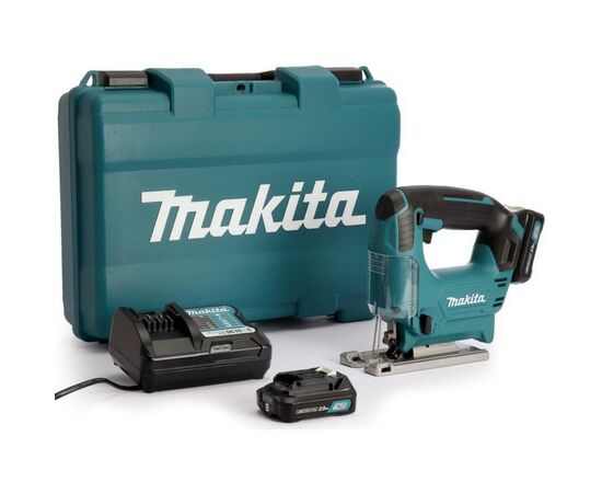 Электролобзик Makita CXT Slider, 4Аг х 2шт, кейс, 18мм (JV101DSME), изображение 9 Электролобзик Makita CXT Slider, 4Аг х 2шт, кейс, 18мм (JV101DSME), изображение 9