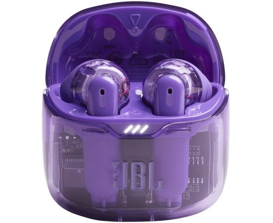 Навушники JBL Tune Flex Ghost Edition Purple (JBLTFLEXGPUR), зображення 4 Навушники JBL Tune Flex Ghost Edition Purple (JBLTFLEXGPUR), зображення 4