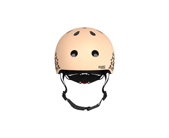 Шлем Scoot&Ride 45-51см, леопард, с фонариком (SR-181206-LEOPARD), изображение 4 Шлем Scoot&Ride 45-51см, леопард, с фонариком (SR-181206-LEOPARD), изображение 4