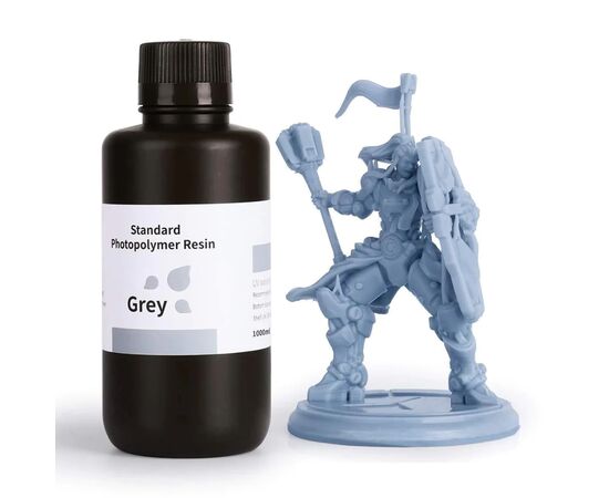 Фотополимерная смола ELEGOO Resin, Standard 1кг, grey (50.103.0081)