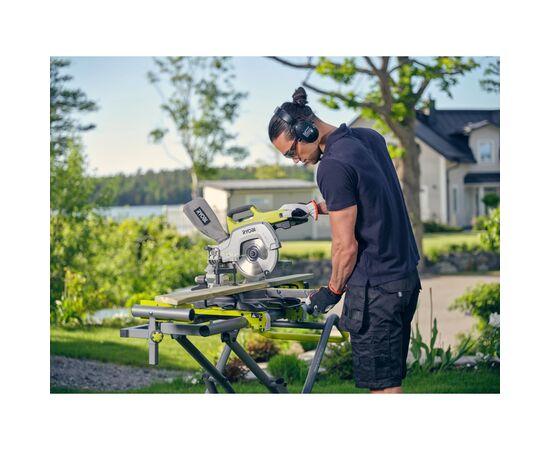 Торцовочная пила Ryobi ONE+ R18MS216-0 18V, 216мм, лазер (без АКБ и ЗУ) (5133003597), изображение 11