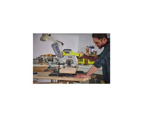 Торцовочная пила Ryobi ONE+ R18MS216-0 18V, 216мм, лазер (без АКБ и ЗУ) (5133003597), изображение 2